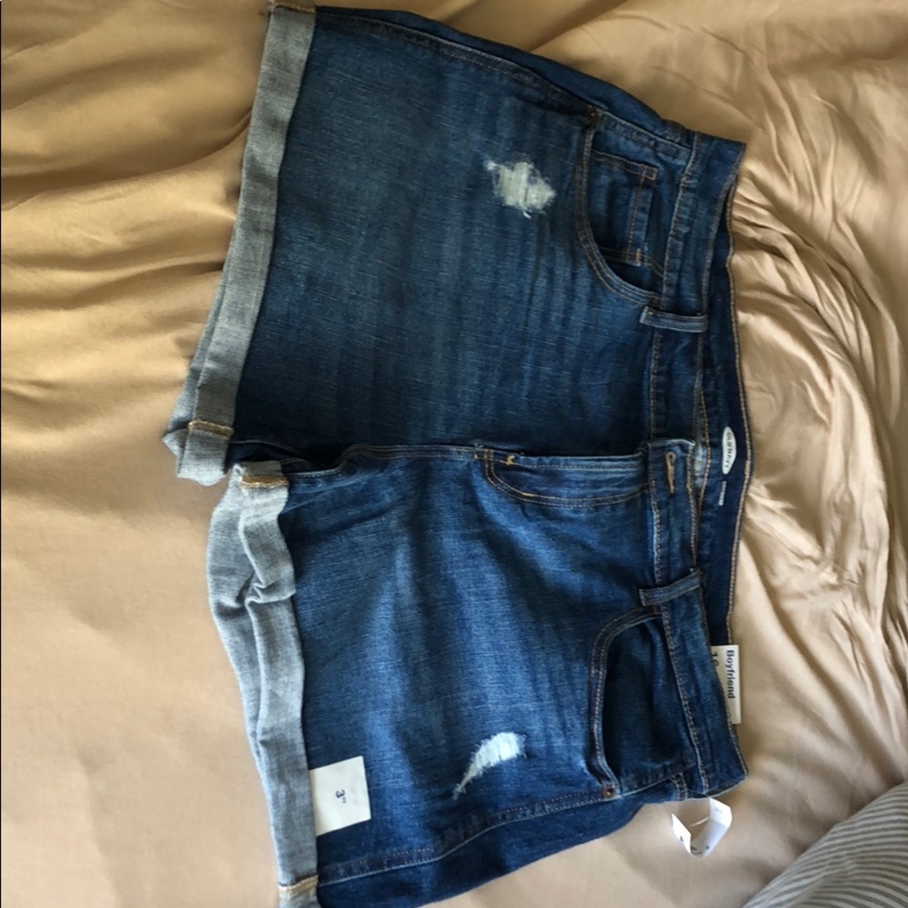 Boyfriend Fit Jean Shorts